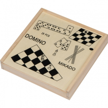 Logotrade promotional products photo of: Wooden game collection RIGA