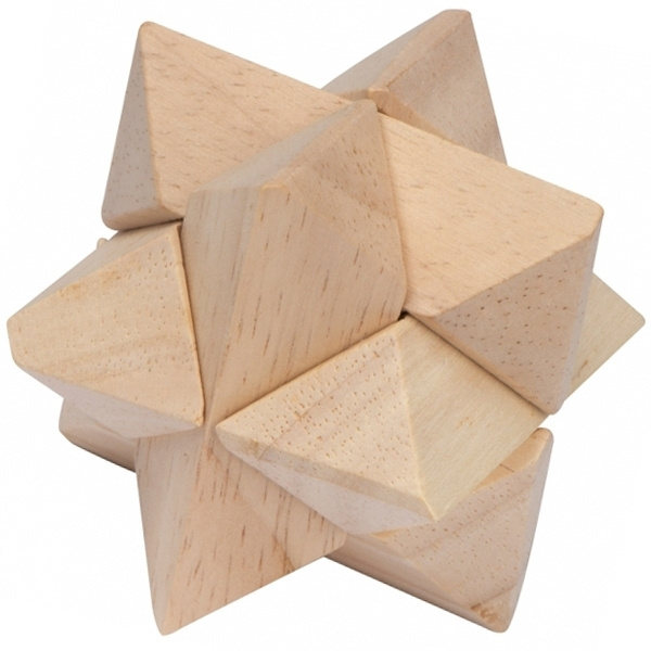 Logo trade promotional merchandise image of: Wooden puzzle TOULOUSE