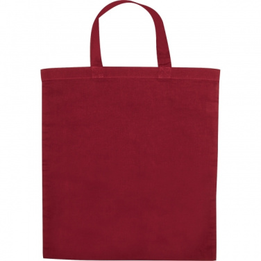 Logo trade corporate gifts picture of: Cotton bag with short handles BREGENZ
