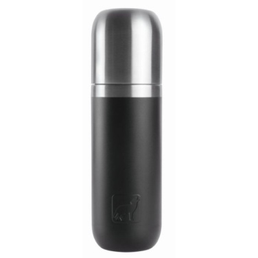 Logotrade business gift image of: Vacuum bottle DINARA Schwarzwolf