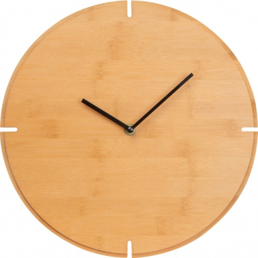 Logo trade promotional items image of: Wall Clock HAMPTON