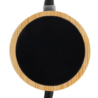 Logotrade promotional giveaways photo of: 4in1 long wooden cable with elighted logo for engraving