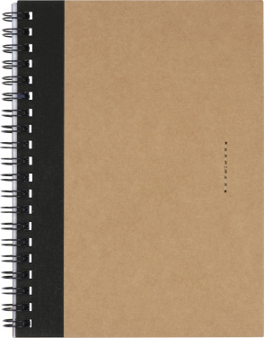 Logo trade promotional items image of: Spiral notebook Ravenna