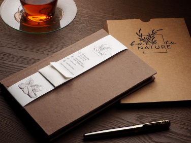 Logo trade promotional gift photo of: Recycled Coffee Notebook 209733900