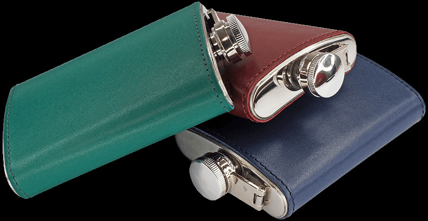 Logo trade corporate gifts image of: Hip flask 426131