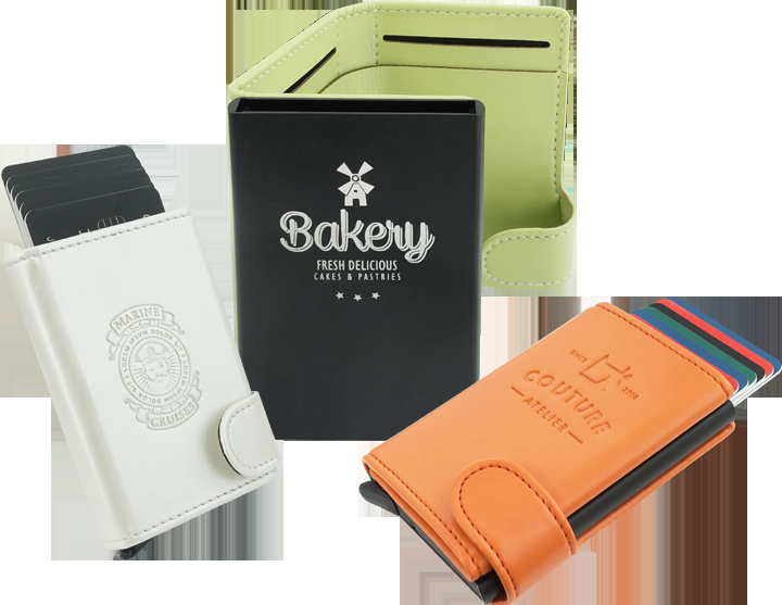 Logo trade corporate gifts image of: RFID wallet 618119