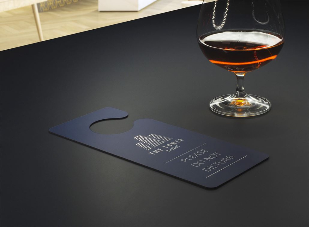 Logo trade promotional giveaway photo of: DND door sign 1159094