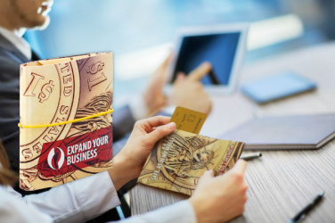 Logo trade promotional giveaways picture of: Origami wallet 998117