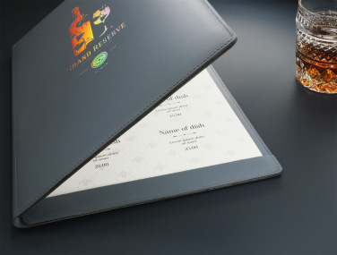 Logo trade promotional products image of: Menu cover Fine Dining 1059094