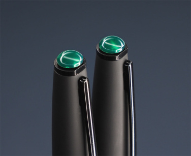 Logotrade promotional gift image of: Agate stone Pen set 1289036