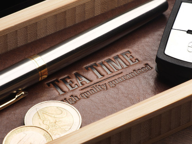 Logo trade promotional items picture of: Wooden desk organiser 1852292