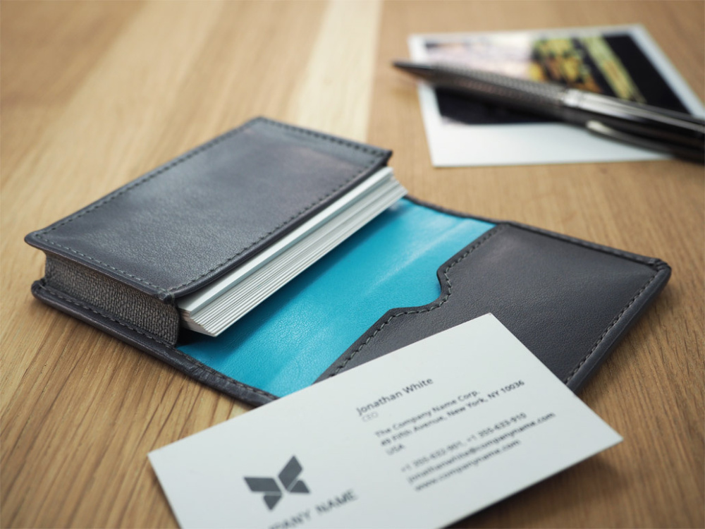 Logotrade promotional giveaway image of: Business card holder 227119