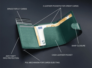 Logo trade promotional gift photo of: RFID wallet 618131