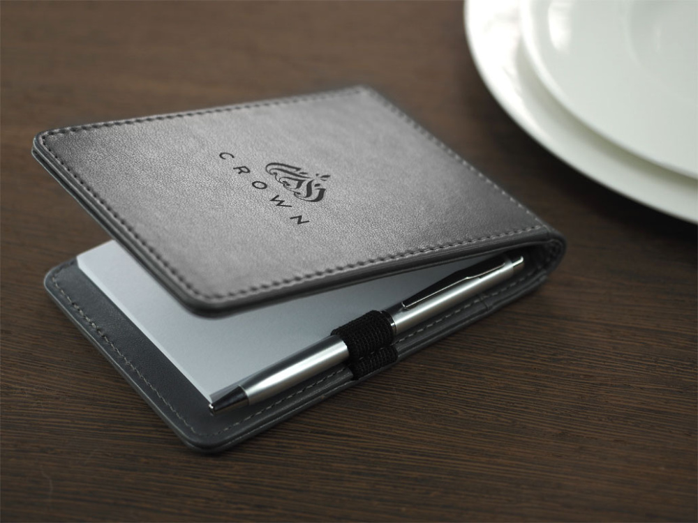 Logo trade promotional merchandise picture of: Waiter notepad 1102119