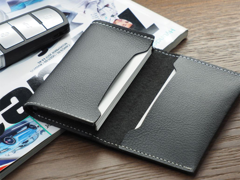 Logo trade promotional giveaways picture of: Business card holder 1166157