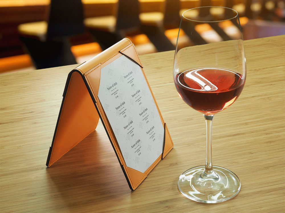 Logo trade advertising product photo of: Promo menu 1604094