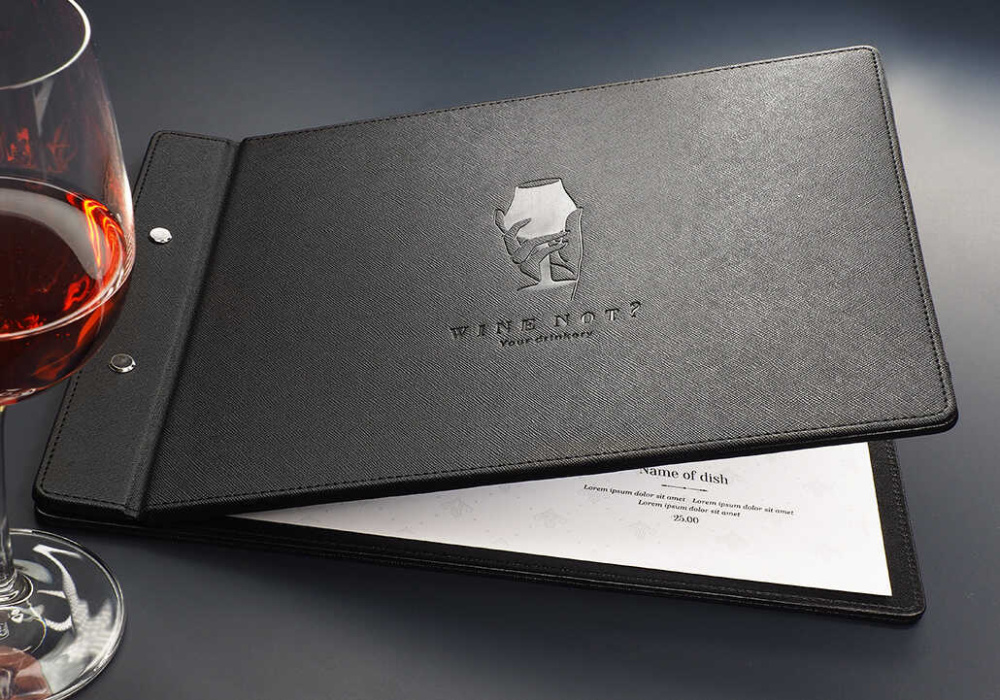 Logo trade corporate gifts picture of: Menu cover 1083270