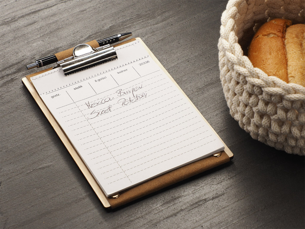 Logo trade corporate gift photo of: Waiter notepad 1669121