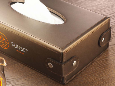 Logo trade promotional giveaways image of: Tissue box 1673094