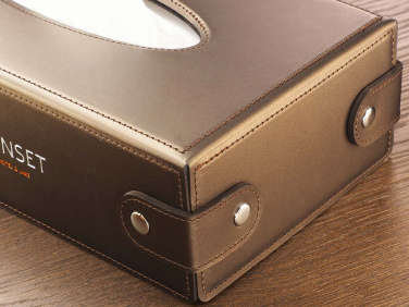 Logo trade promotional giveaways image of: Tissue box 1673094