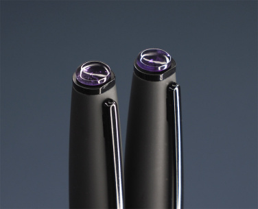 Logo trade corporate gifts picture of: Amethyst Pen set  1288036