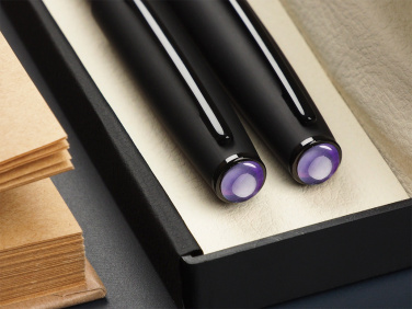 Logotrade corporate gift image of: Amethyst Pen set  1288036