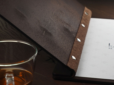 Logo trade corporate gifts image of: Menu cover 1860121