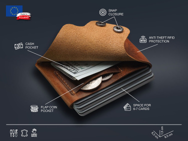 Logo trade promotional items image of: Wallet 384310