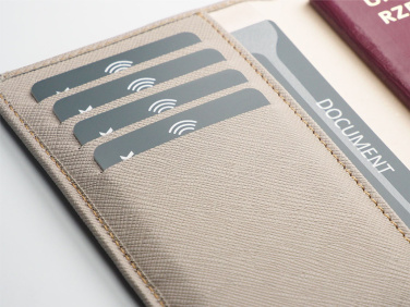 Logo trade promotional gifts picture of: RFID passport case 1301113