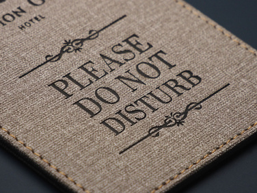 Logo trade corporate gifts image of: DND door sign 1111321