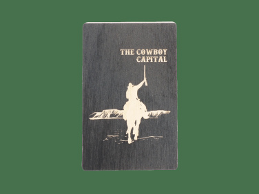 Logo trade business gifts image of: Wooden magnet 2034121