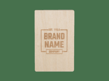 Logo trade promotional items image of: Wooden magnet 2034121