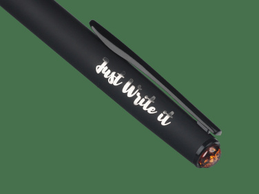 Logotrade corporate gifts photo of: Ball pen with AMBER stone 2070036