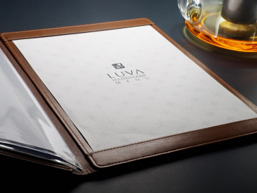 Logo trade corporate gifts image of: Menu cover Fine Dining Pro 2013119