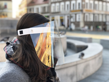 Logotrade promotional merchandise picture of: TEMIDA tilting face shield 1424162