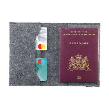 Logotrade corporate gift image of: Identify GRS RPET Felt passport holder
