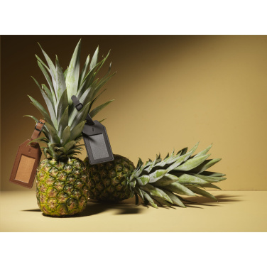 Logo trade promotional item photo of: Vegan Pineapple Leather Luggage Tag