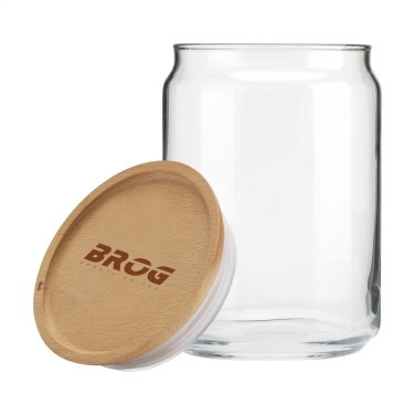 Logo trade promotional products picture of: Wood Jar Storage