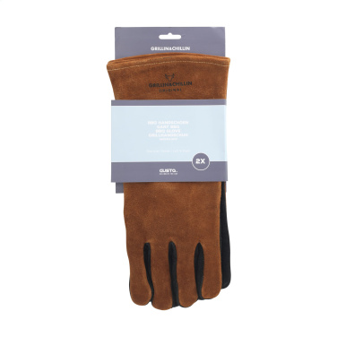 Logo trade promotional merchandise image of: Gusta Grill BBQ Gloves