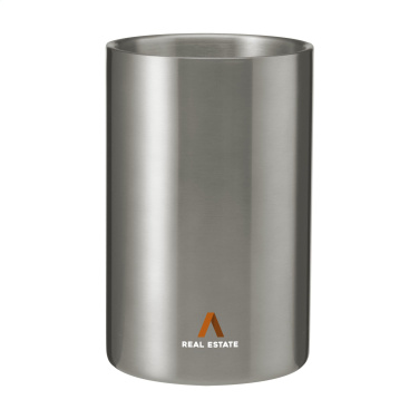 Logo trade business gift photo of: CoolSteel RCS Recycled Steel wine cooler