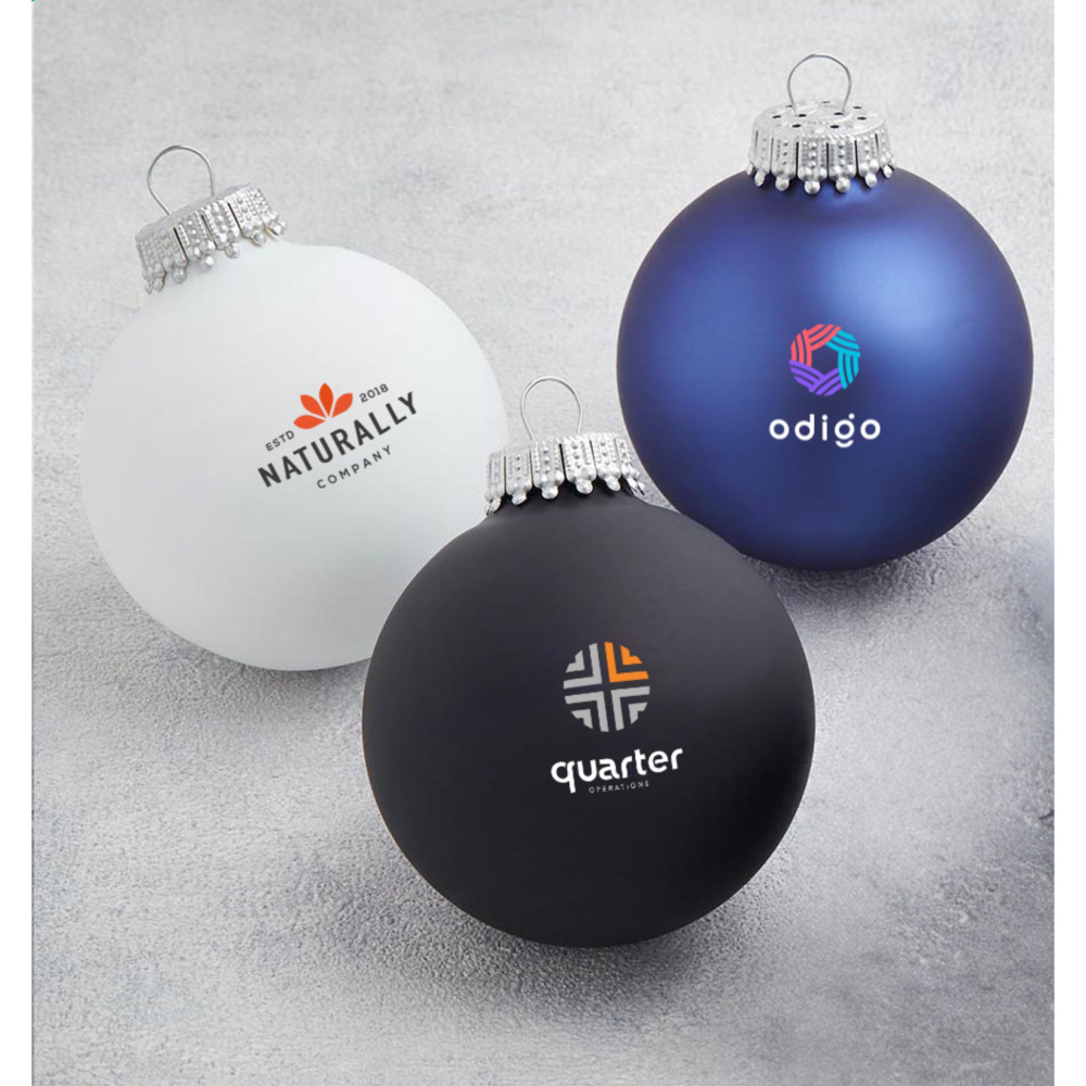 Logotrade corporate gifts photo of: Christmas Bauble Ø 6 cm - Made in Europe