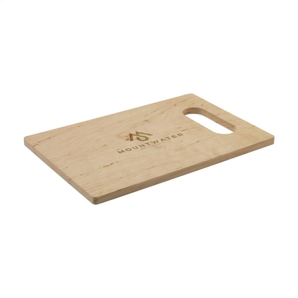 Logo trade corporate gifts picture of: Alder Wood Chopping Board Open Grip