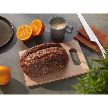 Logo trade business gifts image of: Alder Wood Chopping Board Open Grip