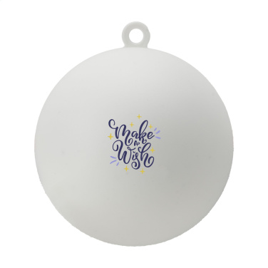 Logotrade advertising product picture of: Christmas Bauble Ø 7 cm Recycled PP - Made in Europe
