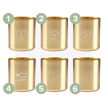 Logotrade corporate gift picture of: Wooosh Scented Candle True Wood X-Mas