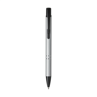 Logo trade promotional products image of: Ebony Rubberised pen