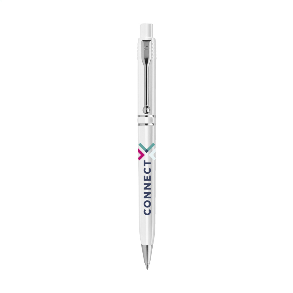 Logotrade promotional giveaway image of: Stilolinea Raja Chrome Recycled pen