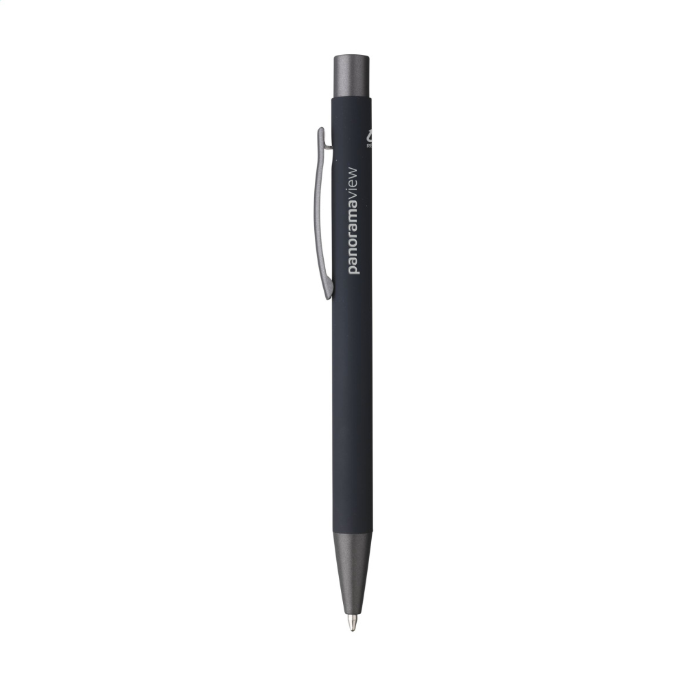 Logotrade promotional items photo of: Brady Soft Touch Recycled Alu pens