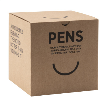 Logo trade promotional item photo of: Athos Solid GRS Recycled ABS pen