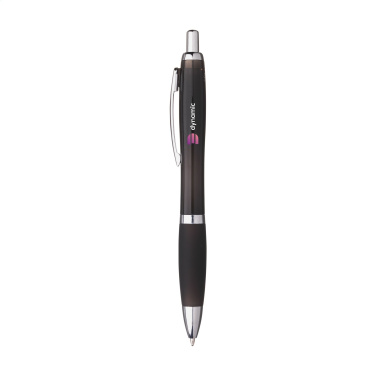 Logo trade promotional merchandise image of: Athos Solid GRS Recycled ABS pen